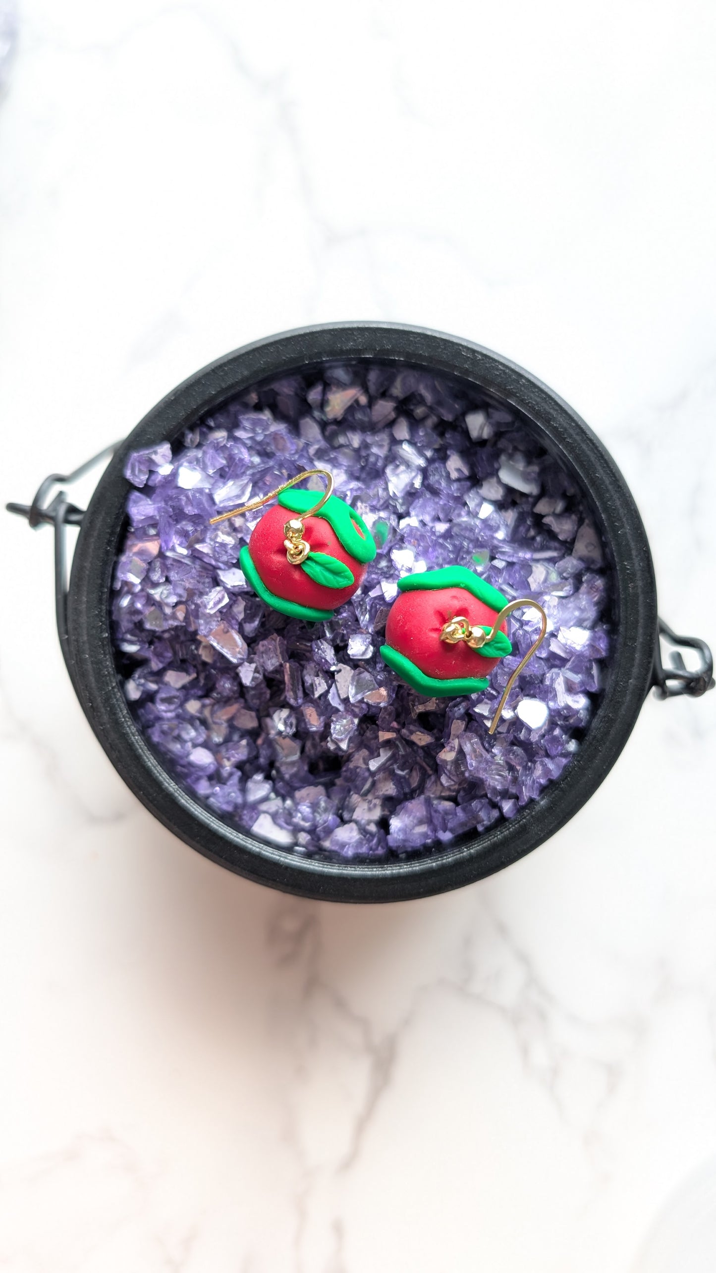 POISON APPLE DANGLES