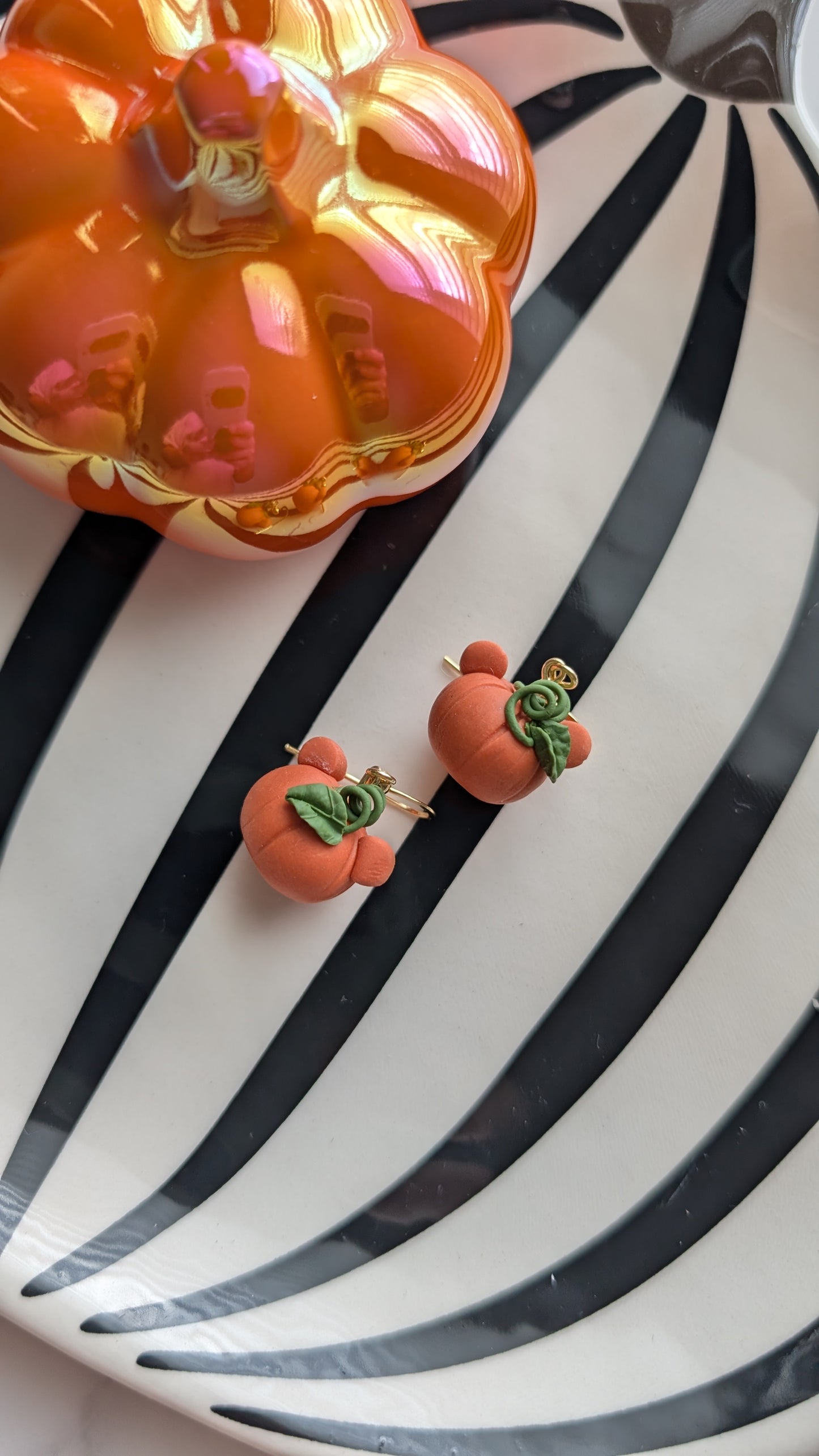 PUMPKIN MOUSE DANGLES