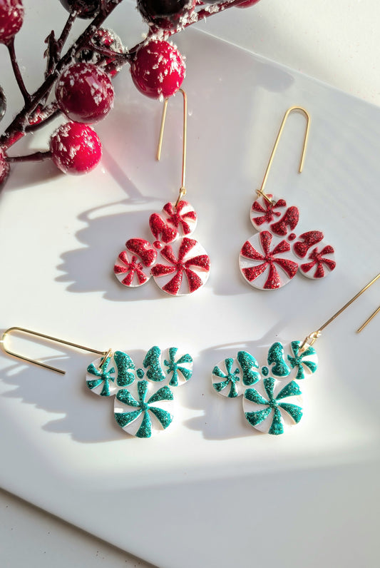 GLITTERED PEPPERMINT MOUSE *MULTIPLE COLORS AVAILABLE*