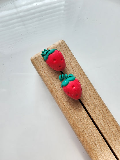 3D BABY STRAWBERRY STUDS