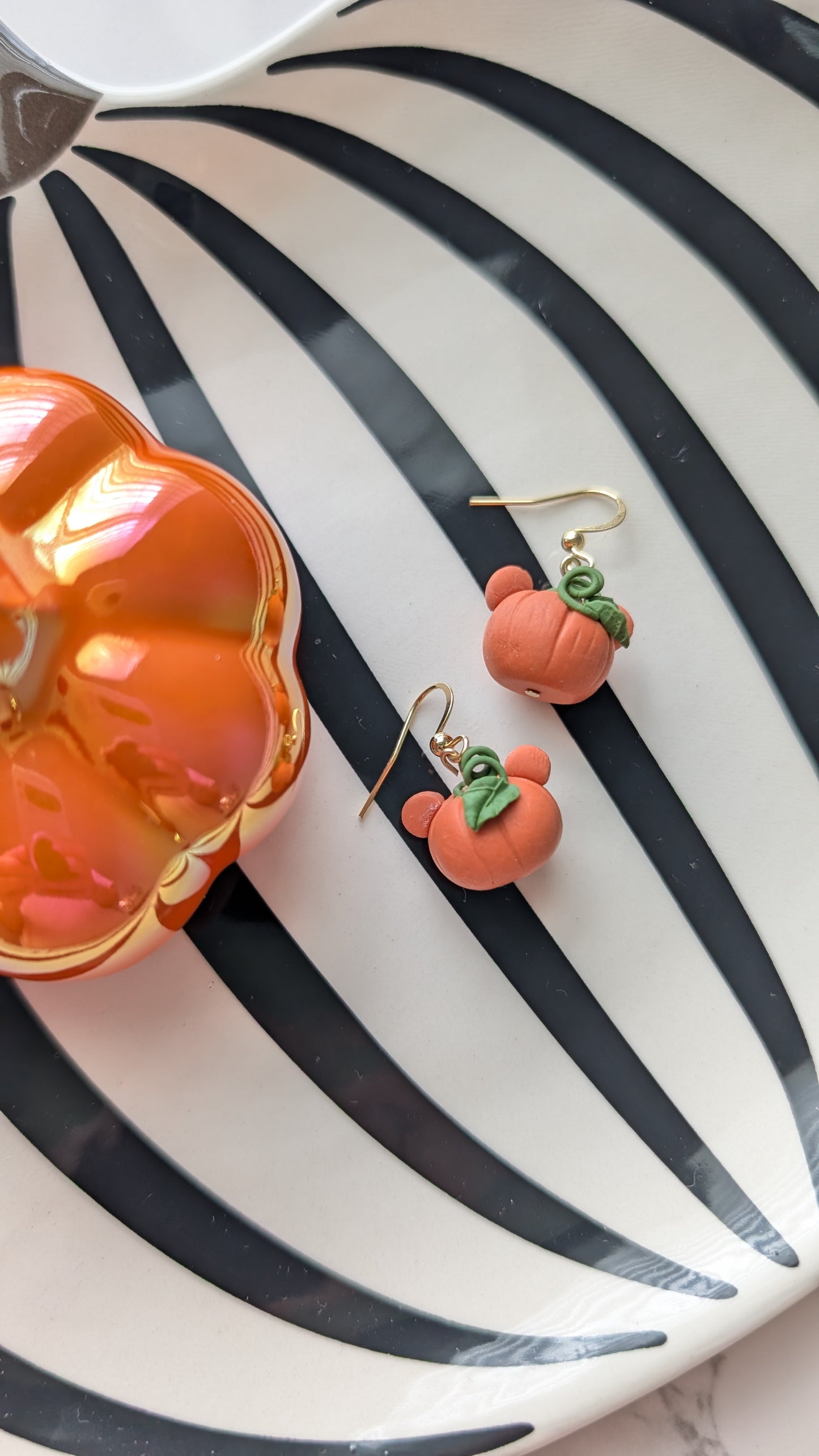 PUMPKIN MOUSE DANGLES
