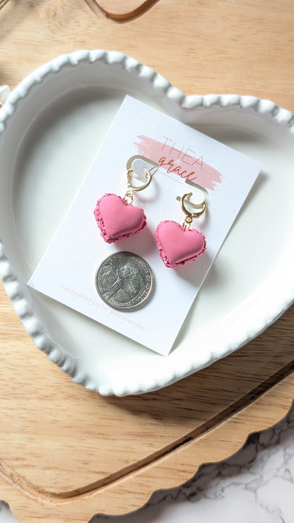 MACARON HEART DANGLES