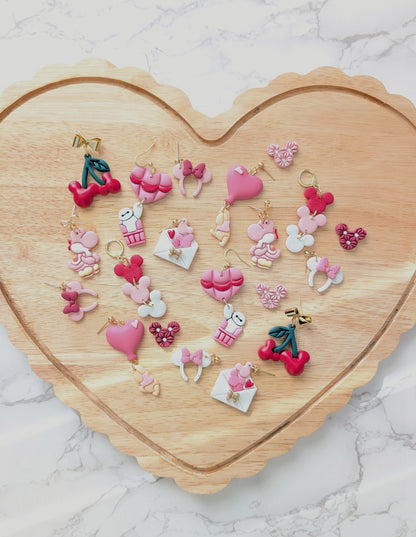 ROBOT IN HEART AIR BALLOON DANGLES