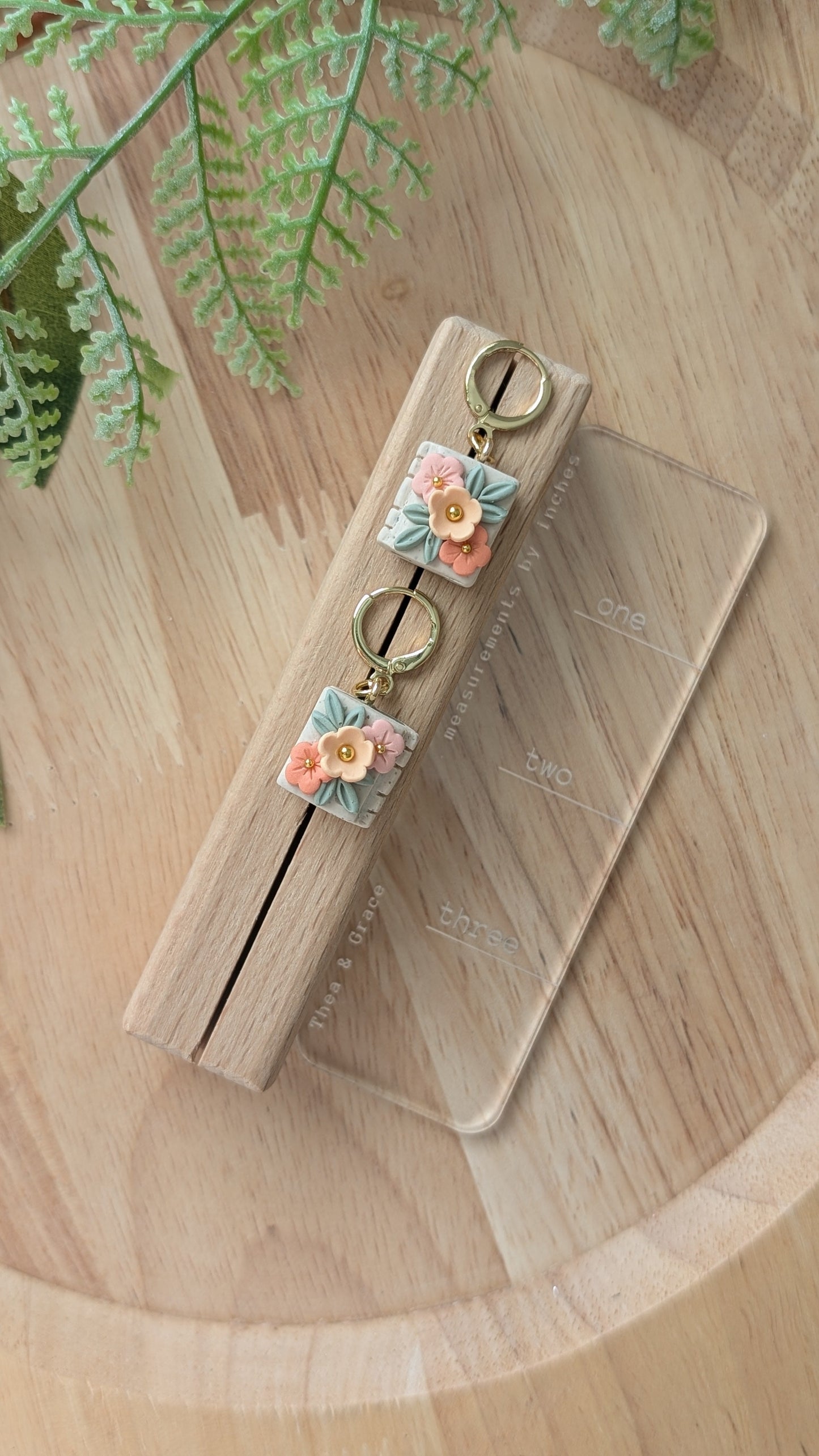 ROSEMARY SINGLE BOOK DANGLES