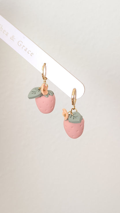 WILLOW STRAWBERRY DANGLES