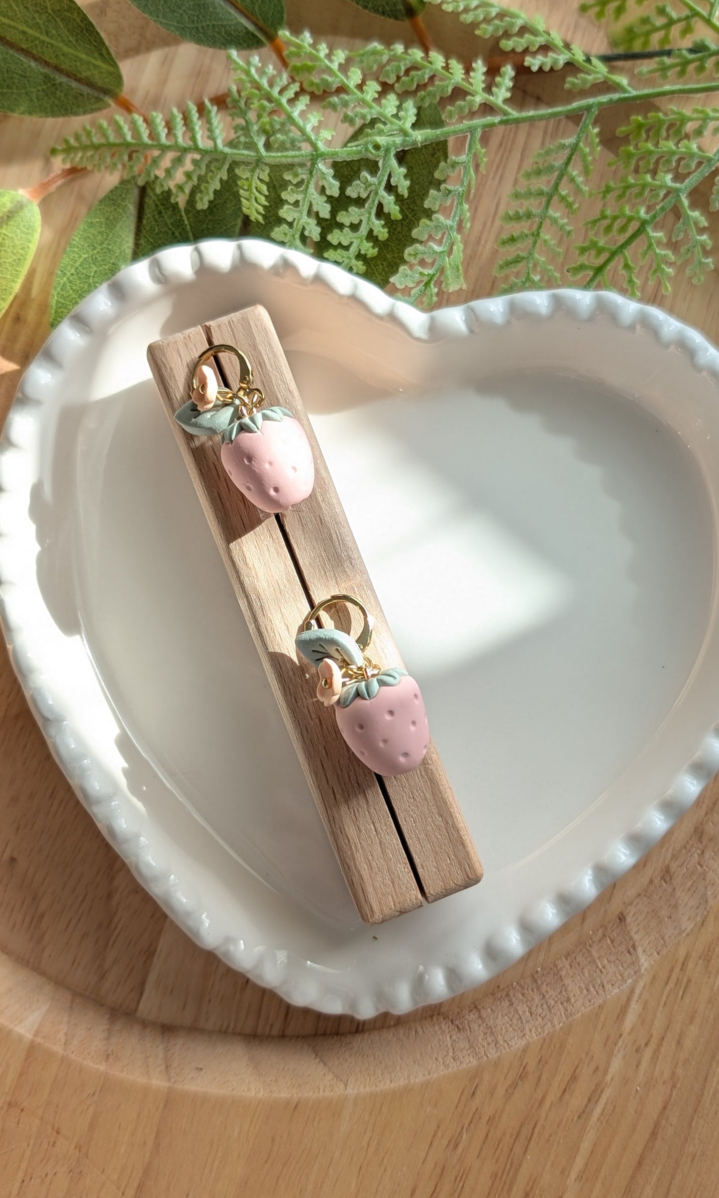 WILLOW STRAWBERRY DANGLES