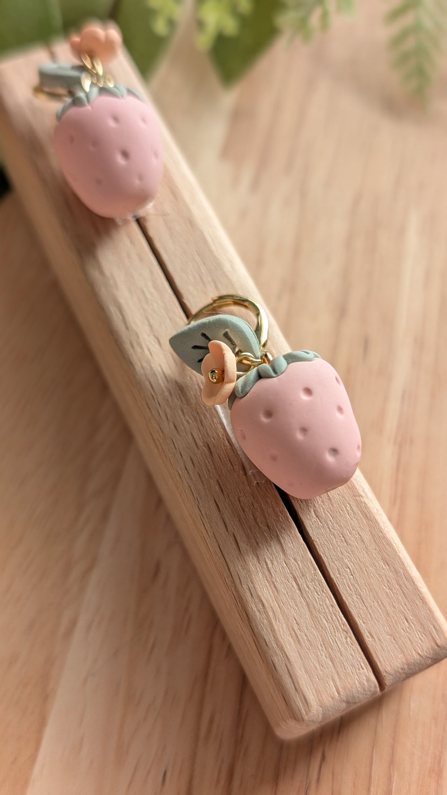 WILLOW STRAWBERRY DANGLES