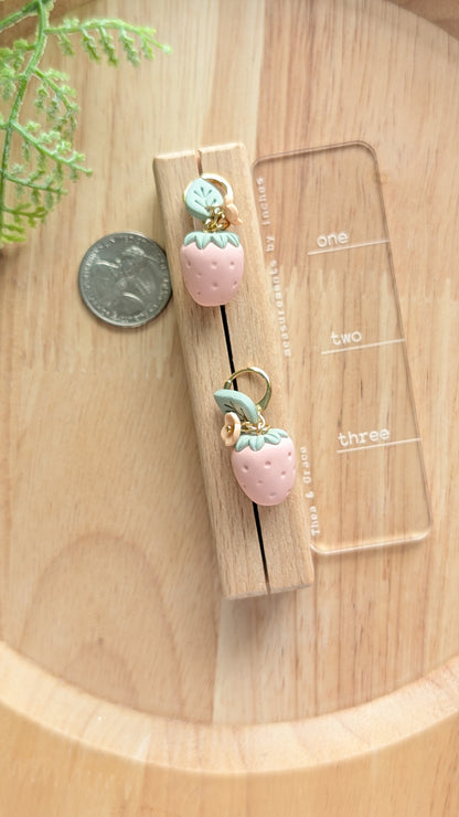 WILLOW STRAWBERRY DANGLES