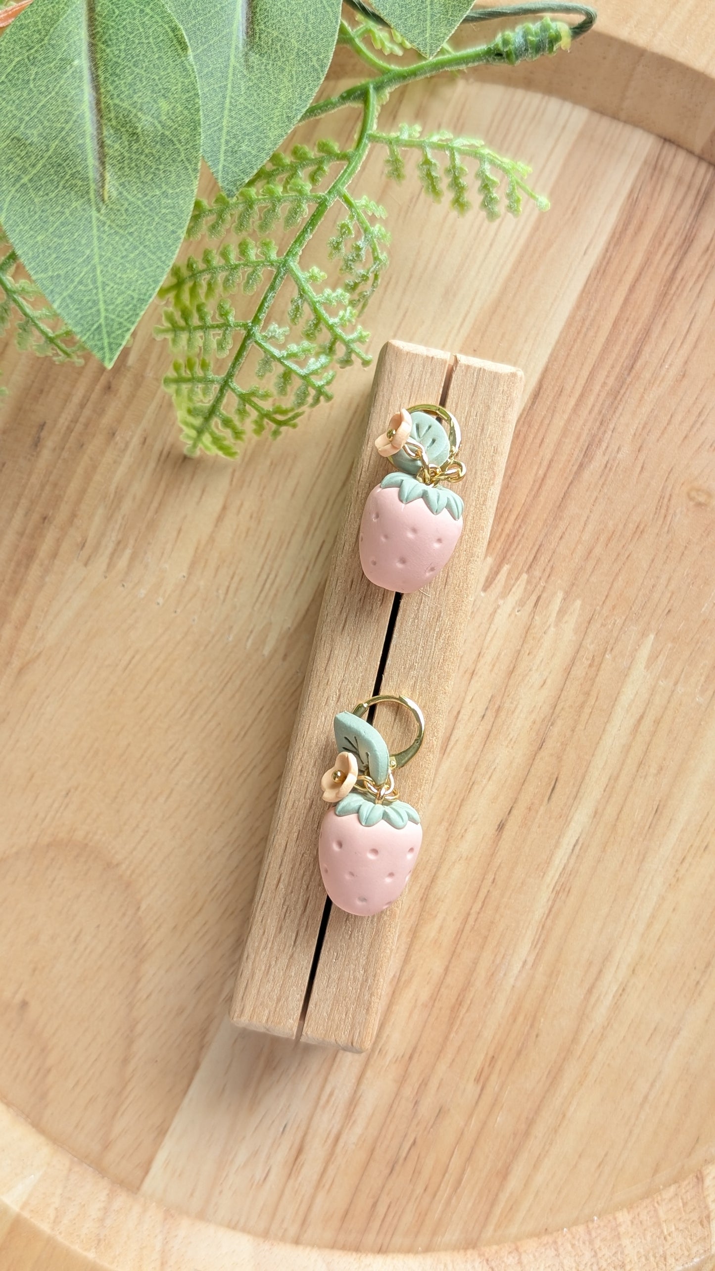 WILLOW STRAWBERRY DANGLES