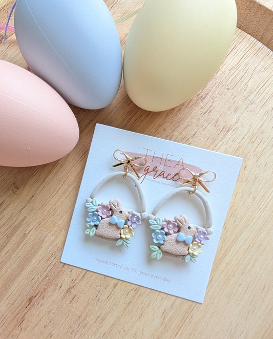 A BUNNY BASKET DANGLES