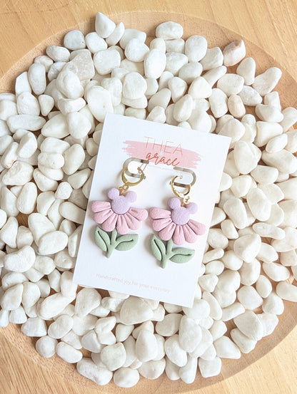 PASTEL MOUSE FLOWER DANGLES