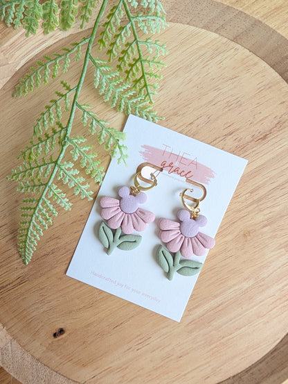 PASTEL MOUSE FLOWER DANGLES