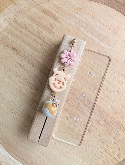 HONEY BEAR TRIO DANGLES
