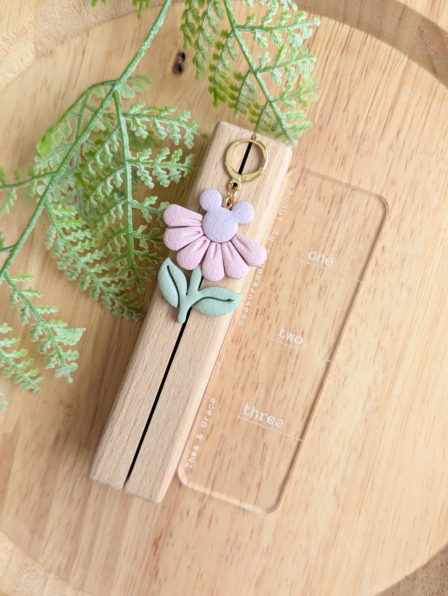 PASTEL MOUSE FLOWER DANGLES