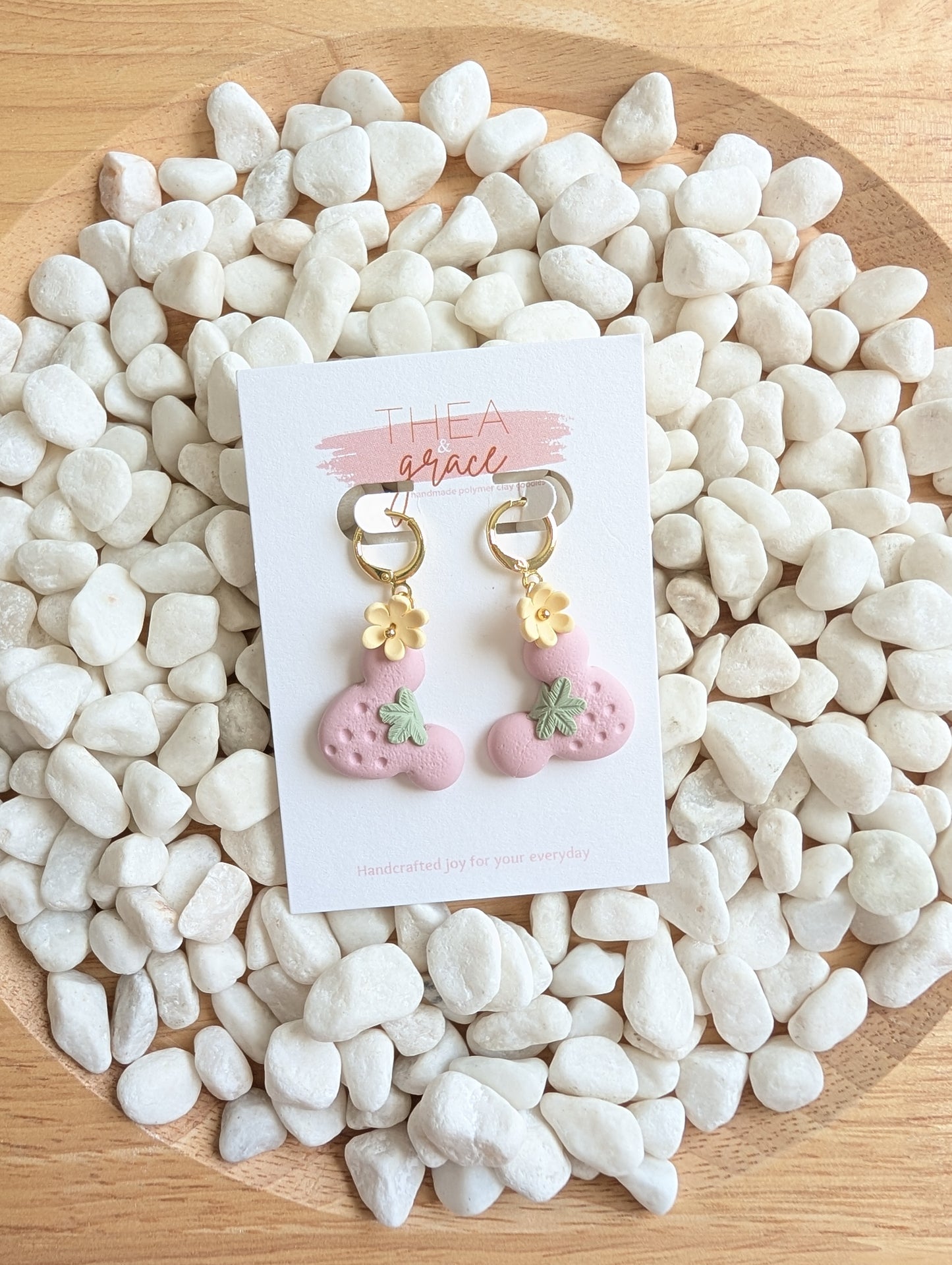 STRAWBERRY MOUSE DANGLES