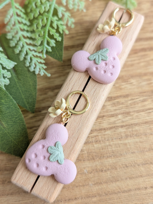 STRAWBERRY MOUSE DANGLES