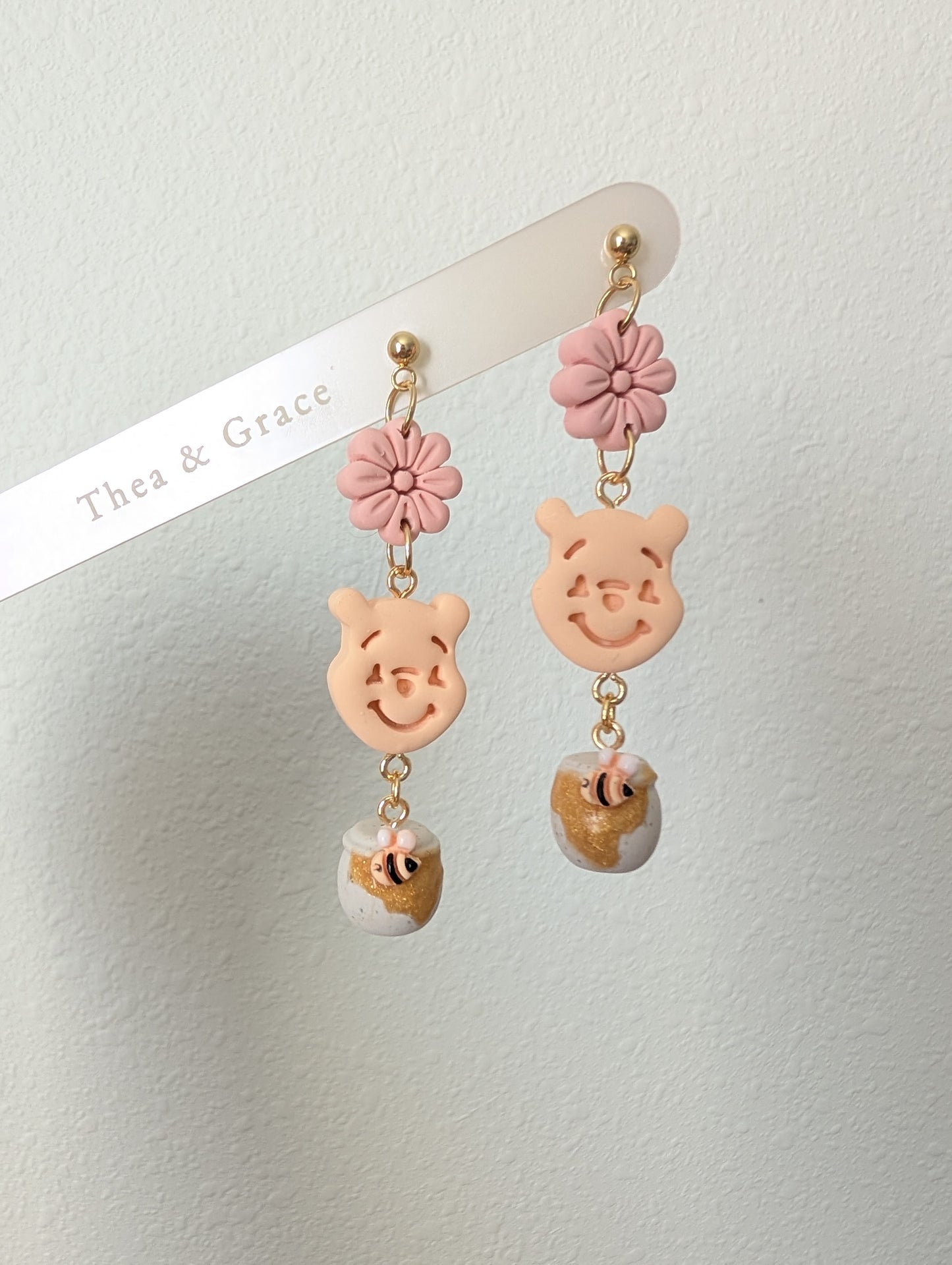HONEY BEAR TRIO DANGLES