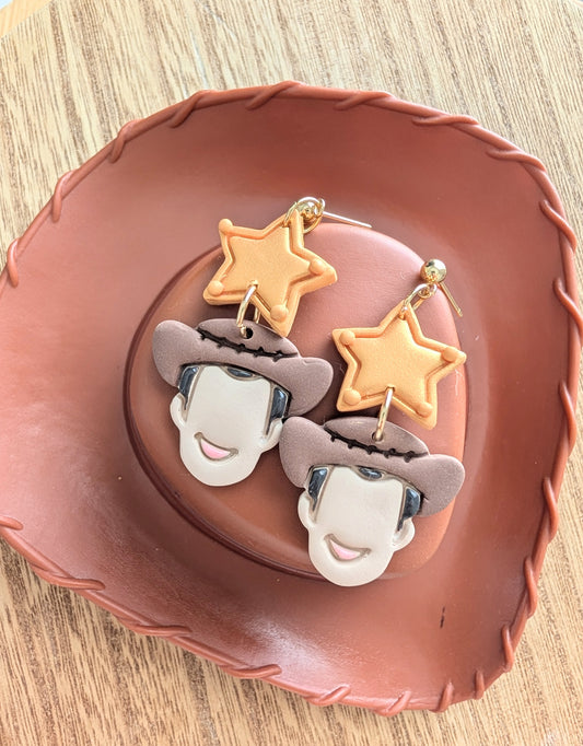 TOY COWBOY DANGLES