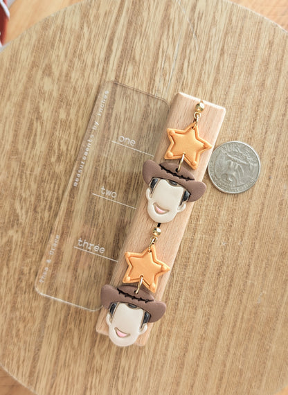 TOY COWBOY DANGLES
