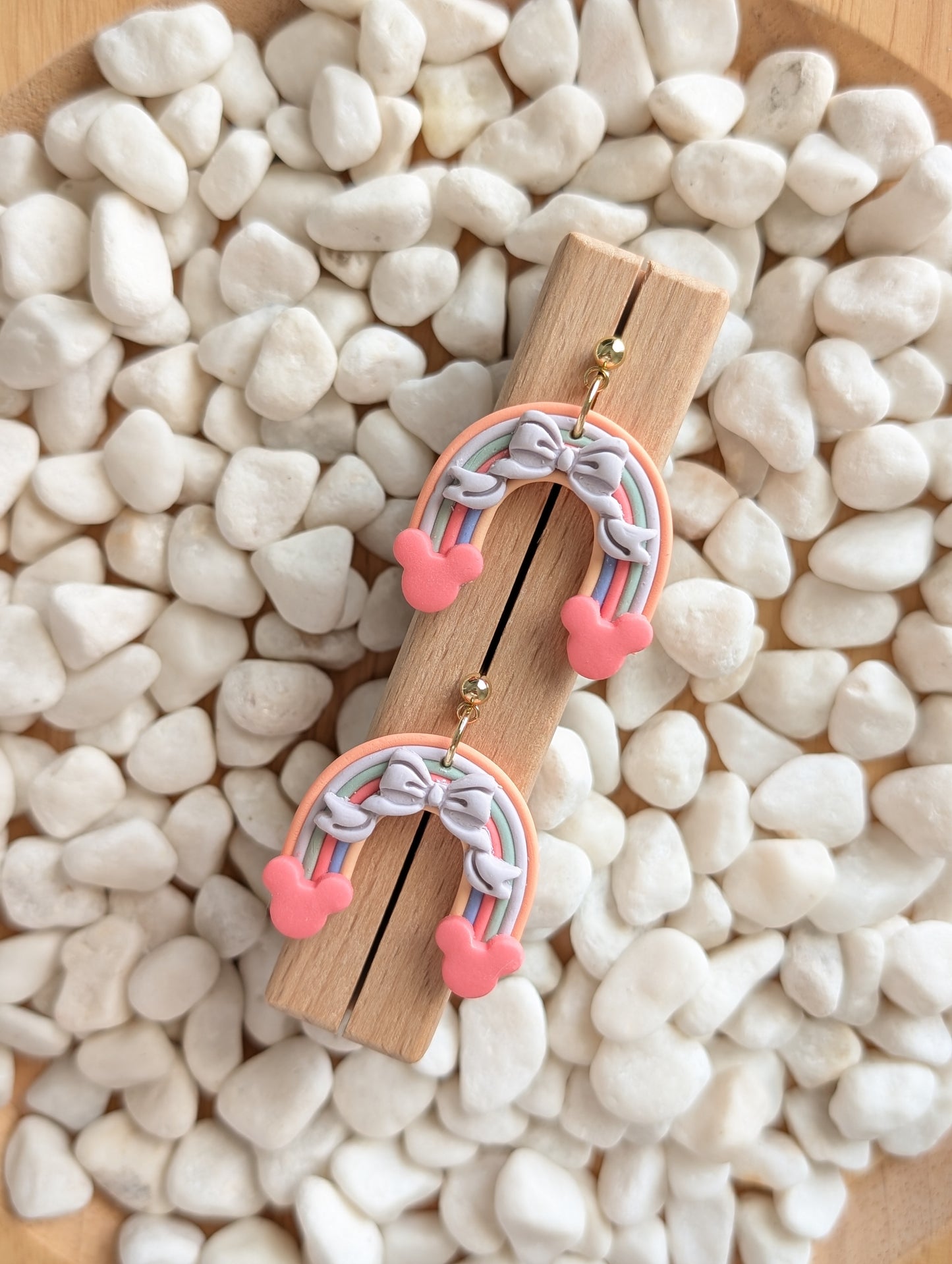 SUMMER MOUSE RAINBOW DANGLES (MADE TO ORDER)