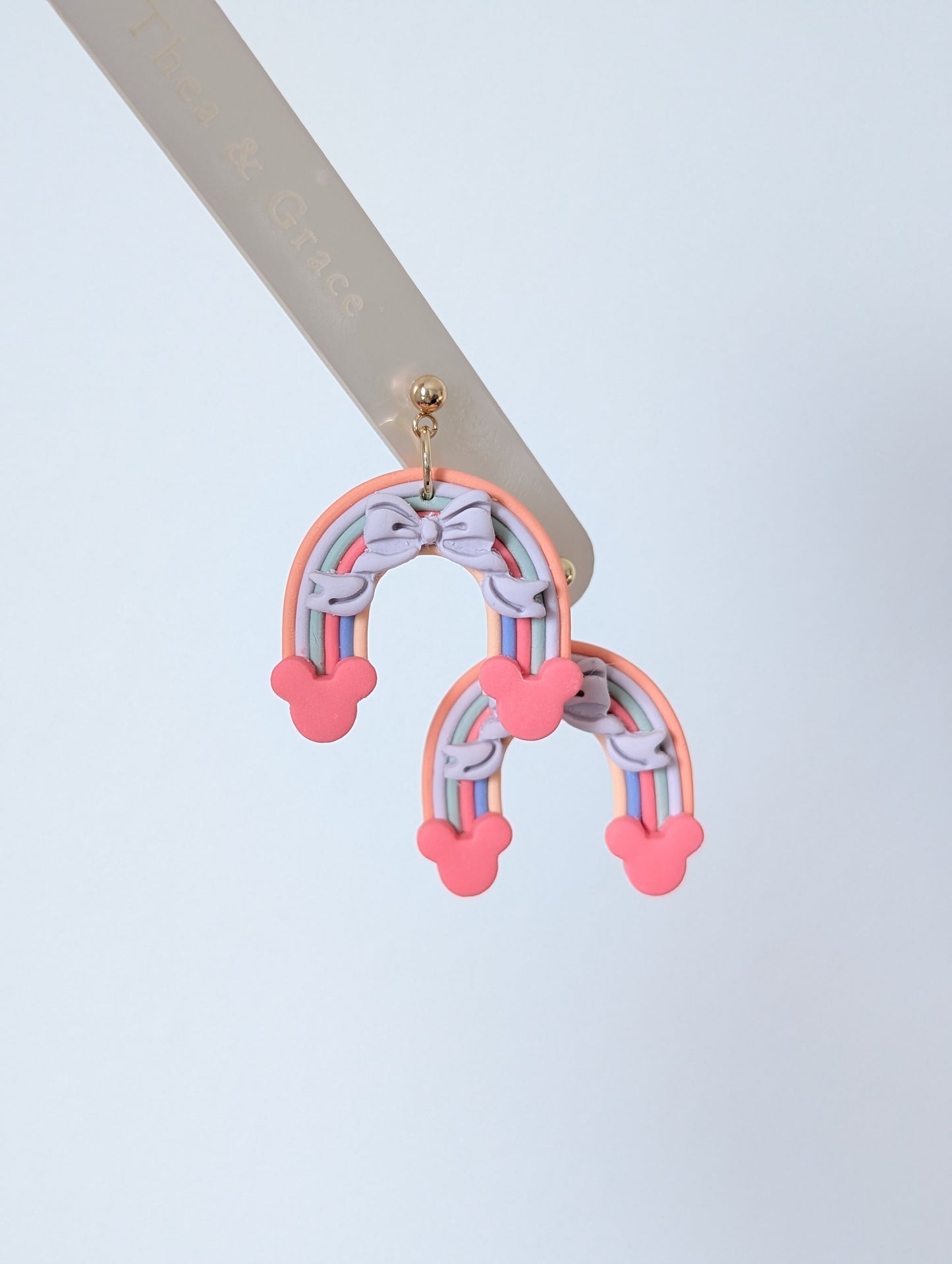 SUMMER MOUSE RAINBOW DANGLES (MADE TO ORDER)