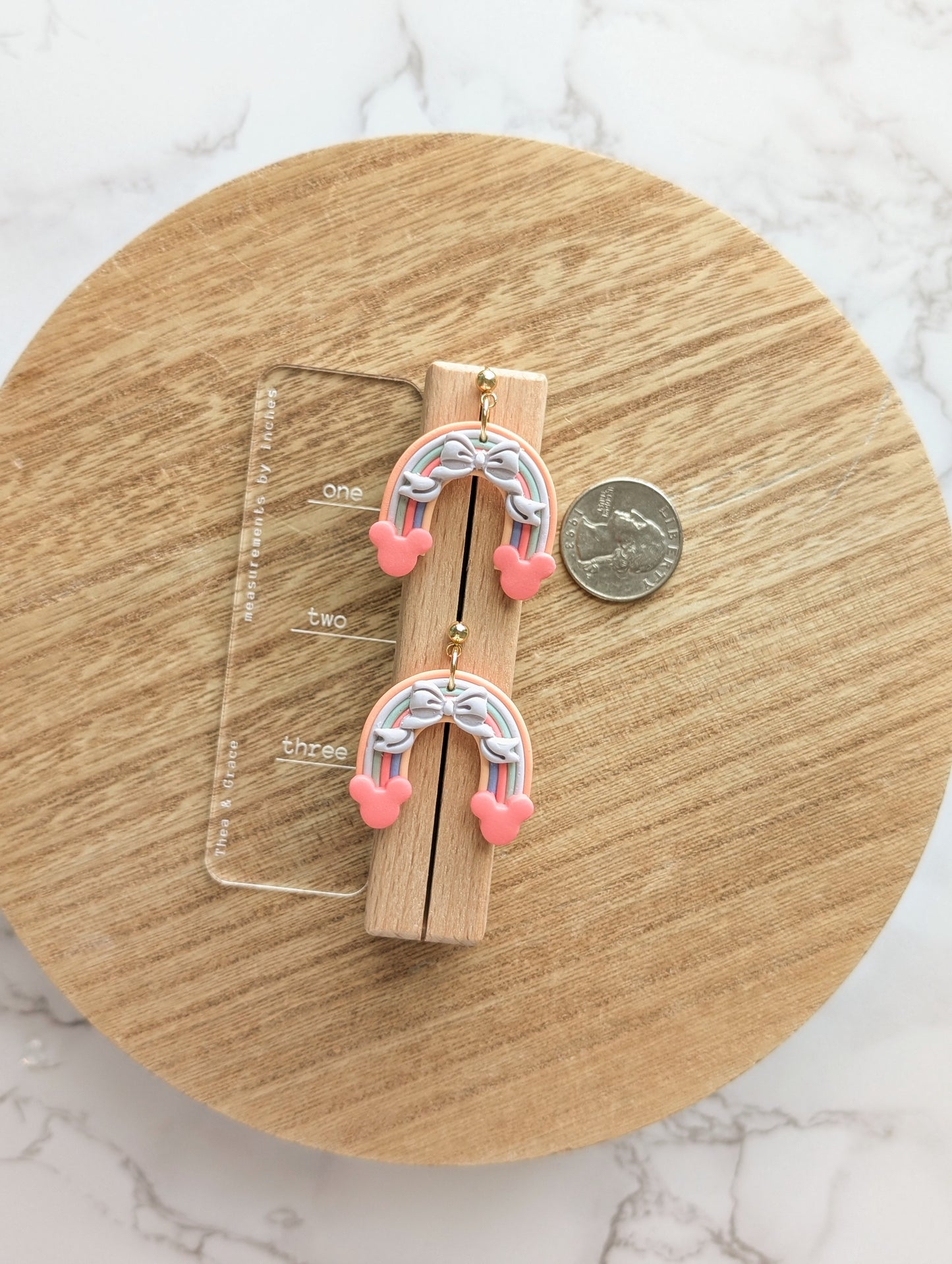 SUMMER MOUSE RAINBOW DANGLES (MADE TO ORDER)