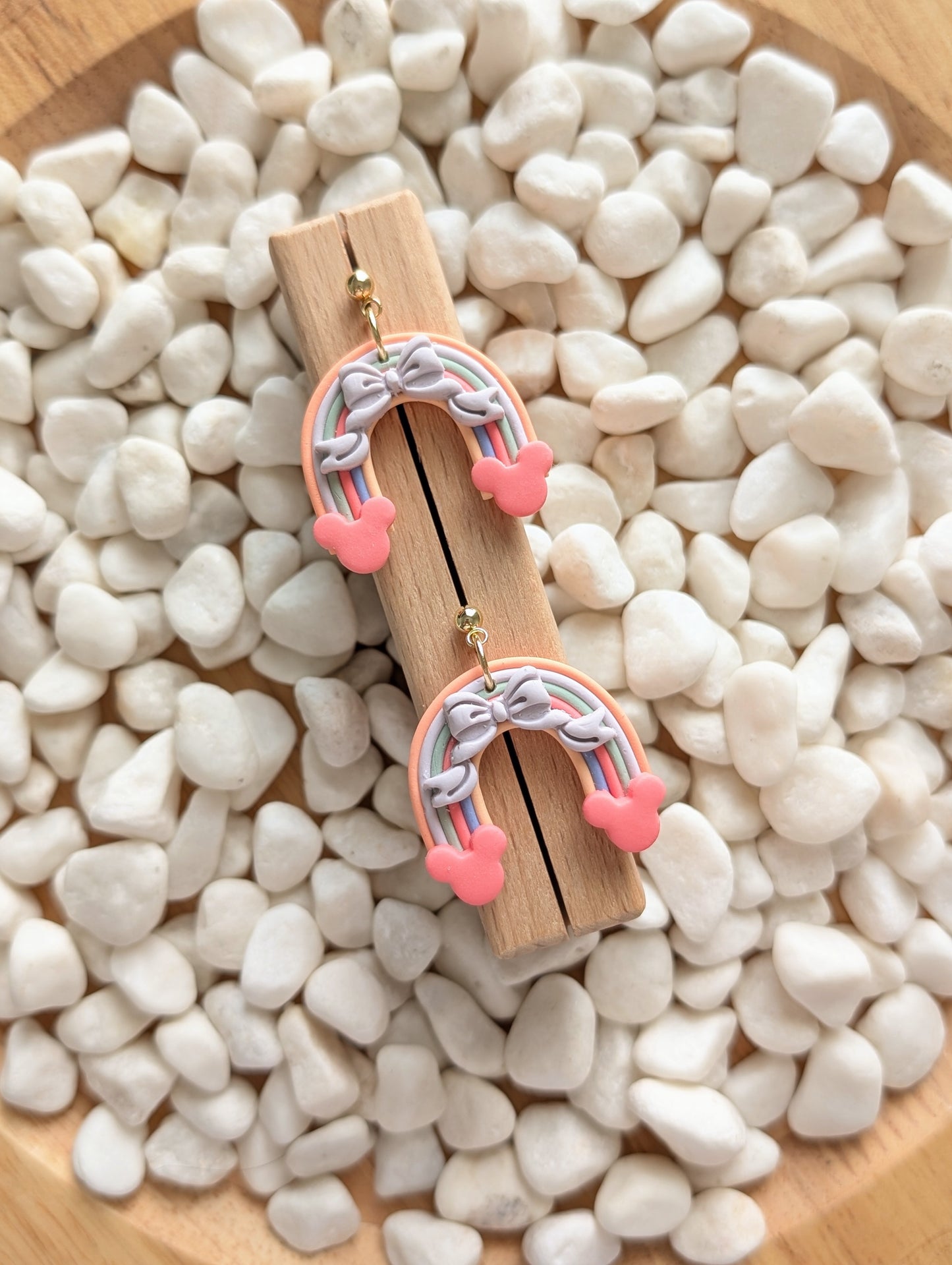 SUMMER MOUSE RAINBOW DANGLES (MADE TO ORDER)